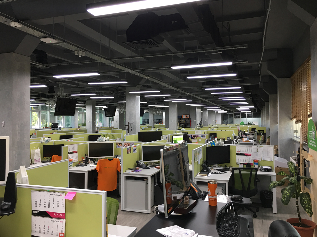 Устройство офисного помещения в стиле «LOFT» на 145 рабочих мест - 1000 м2